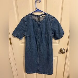 Abercrombie & Fitch Denim Short Sleeve Dress